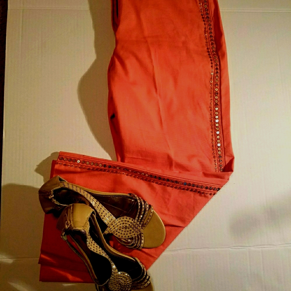 The Limited Capri Cassidy fit in coral size 2 - Picture 1 of 5